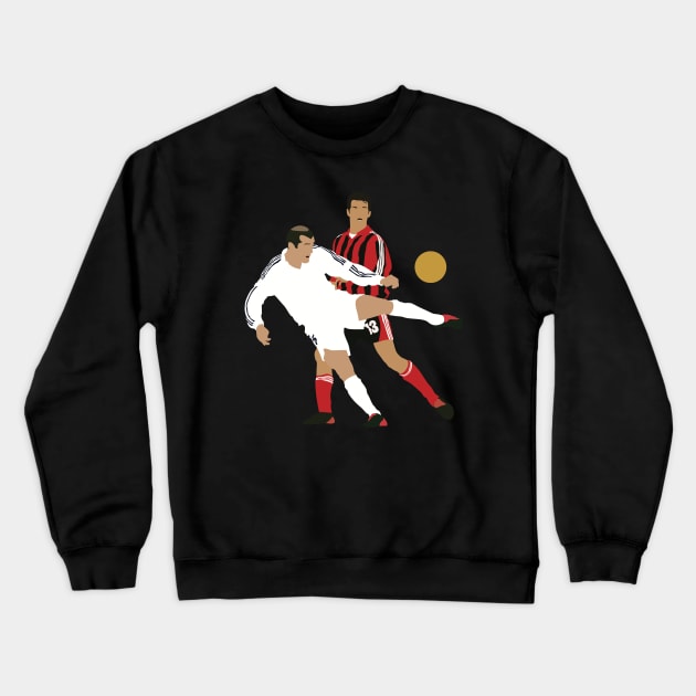 Zidane UCL Iconic Volley Goal Real Madrid Crewneck Sweatshirt by Jackshun